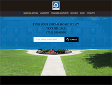 Tablet Screenshot of mjprental.com